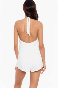 Vrouwen Miraclesuit Zwemjurk|Twister Theresa One Piece Romper-Badpak