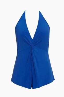 Vrouwen Miraclesuit Zwemjurk|Twister Theresa One Piece Romper-Badpak