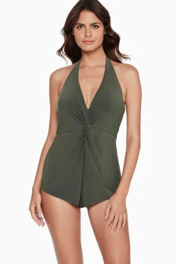 Vrouwen Miraclesuit Een Stuk|Twister Theresa One Piece Romper-Badpak