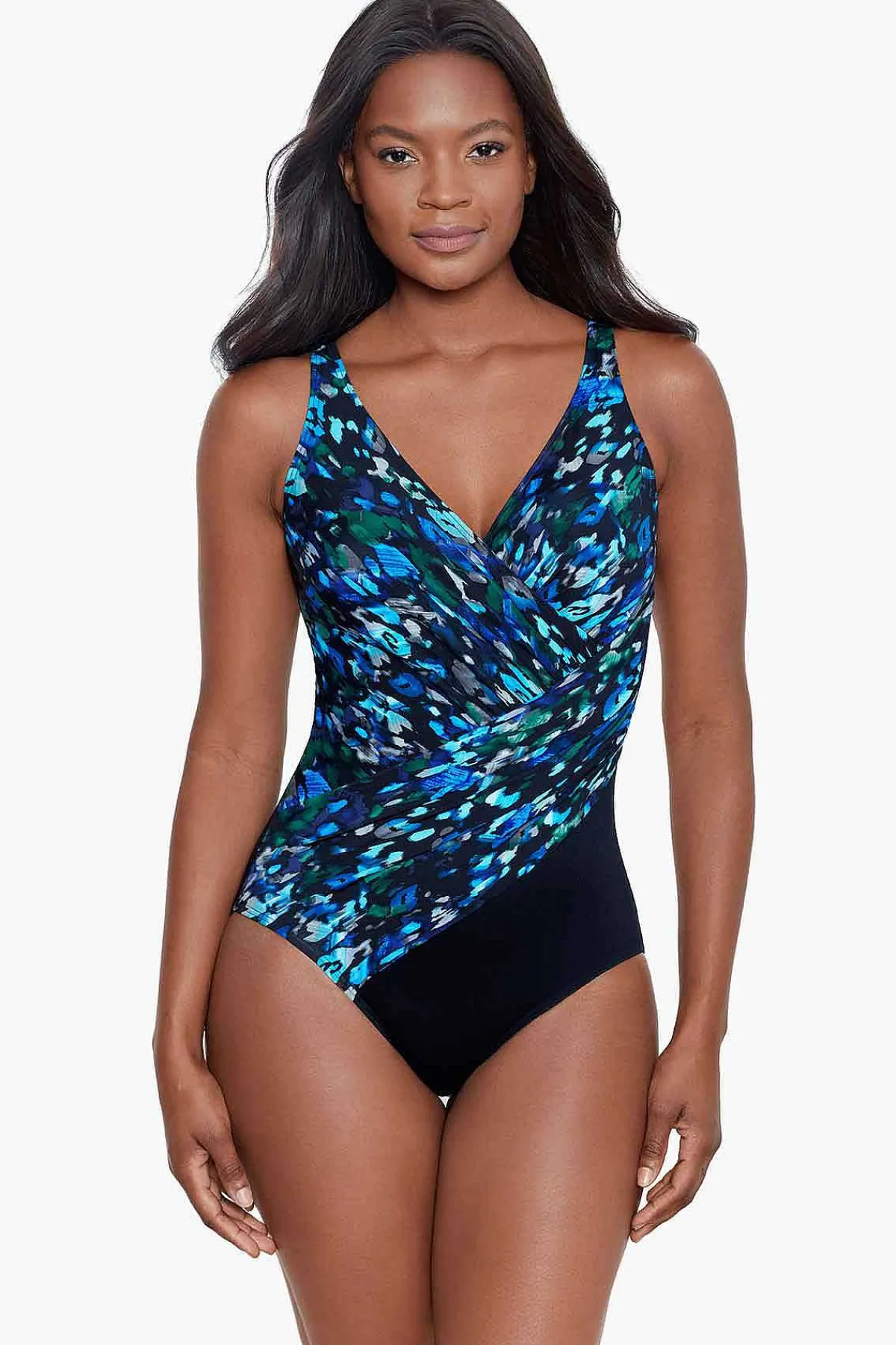 Vrouwen Miraclesuit Een Stuk|Verfijnd Oceanus Zwempak Uit Een Stuk