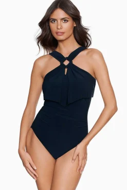 Vrouwen Miraclesuit Een Stuk|Vierkant Gesneden Liza Badpak Uit Een Stuk