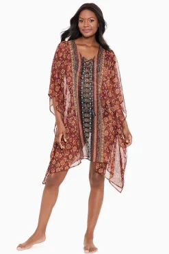 Vrouwen Miraclesuit Cover-Ups|Zwina Kaftan Swim Cover Up